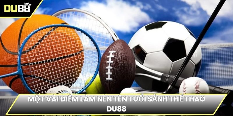 Một vài điểm làm nên tên tuổi sảnh thể thao DU88